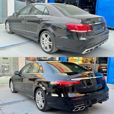 كت تحويل مرسيدس E-Class موديلات 2014-2016 إلى شكل E63 AMG 2021 - هيكل خارجي كامل