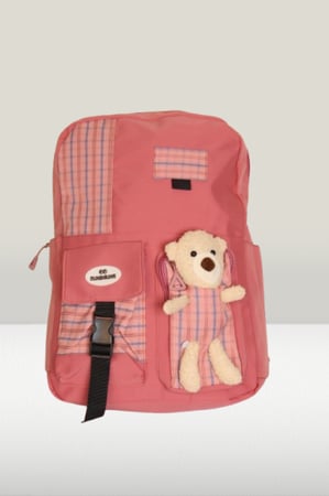 شنطة مدرسية زهري غامق