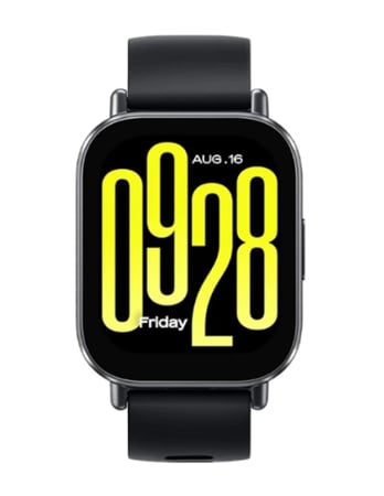ساعة ذكية بشاشة 1.83 بوصة، تتبع صحي دقيق وعمر بطارية 12 يومًا - أسود