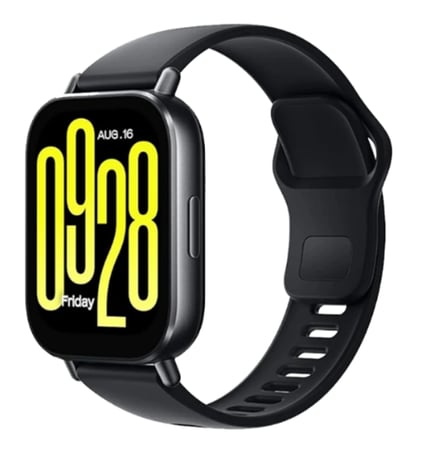 ساعة ذكية بشاشة 1.83 بوصة، تتبع صحي دقيق وعمر بطارية 12 يومًا - أسود