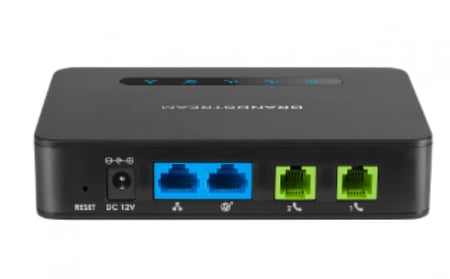 قراند ستريم HT813 يدعم ملفي تعريف SIP من خلال منفذ FXS ومنفذ FXO ومنافذ LAN و WAN مزدوجة بسرعة 100 ميجابت في الثانية