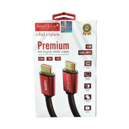SMARTLINK سلك شاشة HDMI 4K 1M