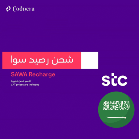 بطاقة شحن رصيد سوا 300  ريال