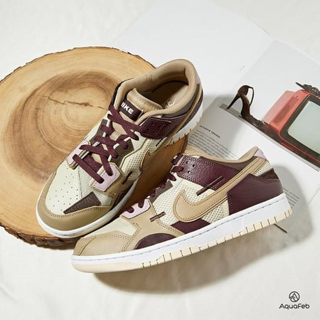 Nike Dunk scrap latte