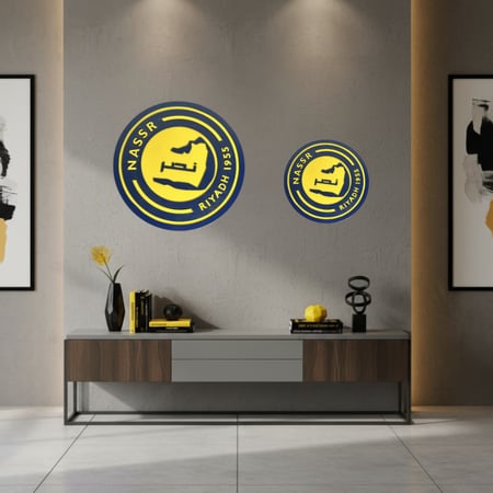 شعار النصر 3D خشب