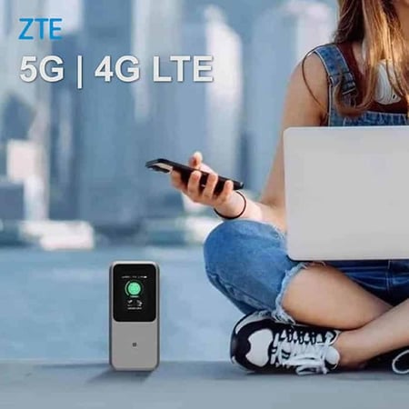 مودم zte 5g  للاتصال السريع بشبكة الجيل الخامس في أي مكان
