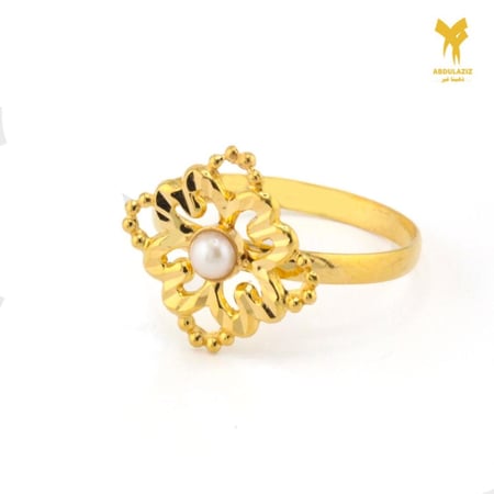 خاتم ذهب عيار 21