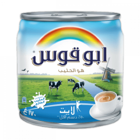 حليب مبخر ابو قوس لايت 170 ج