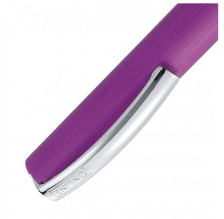 قلم أسود جاف (اللون الخارجي بنفسجي)ONLINE