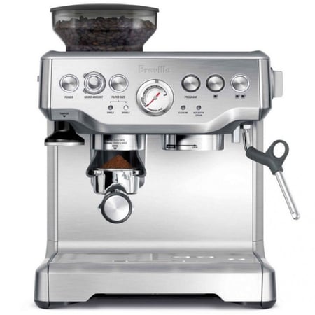 Breville the barista express بريفيل باريستا اكسبريس مكينة قهوة اسبريسو