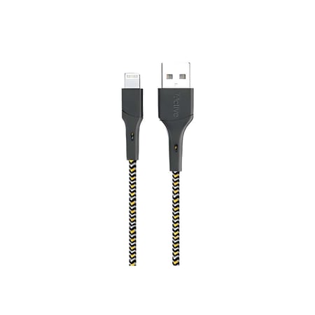كيبل أكتيف (Active) قماشي USB إلى آيفون 2 متر - سلك شحن Lightning أصلي ضد القطع بضمان سنتين