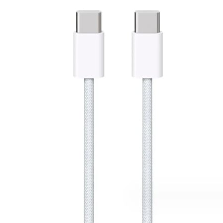 كيبل قماش تايب سي منفذ USB-C يدعم الشحن السريع 60w يدعم اجهزة الايفون والايباد والاندرويد - FLEX ضمان سنتين