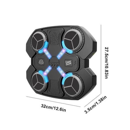 آلة الملاكمة الذكية المثبتة على الحائط مع القفازات - لعبة الملاكمة للمنزل
