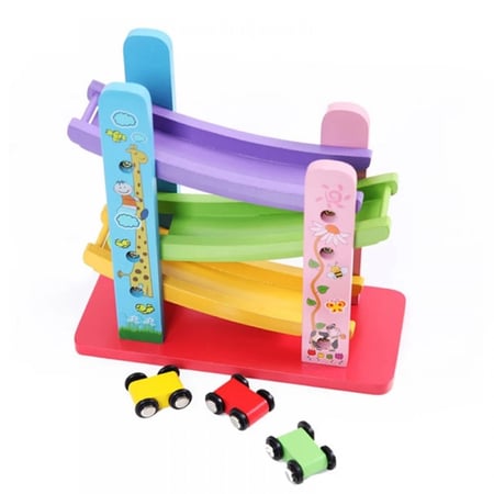 لعبة سباق منحدر من الخشب، العاب سيارات مضمار السباق ثلاث ادوار