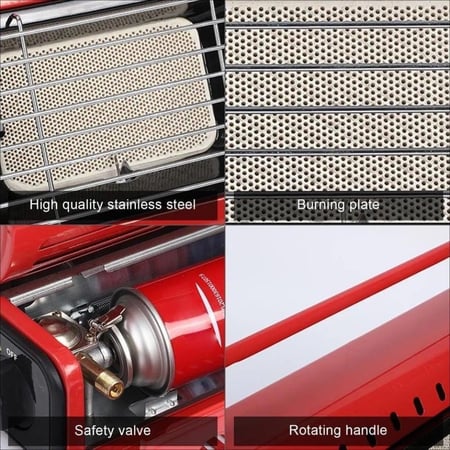 دافور موقد و دفاية غاز متنقلة للبر والرحلات يستخدم للتدفئة والطبخ