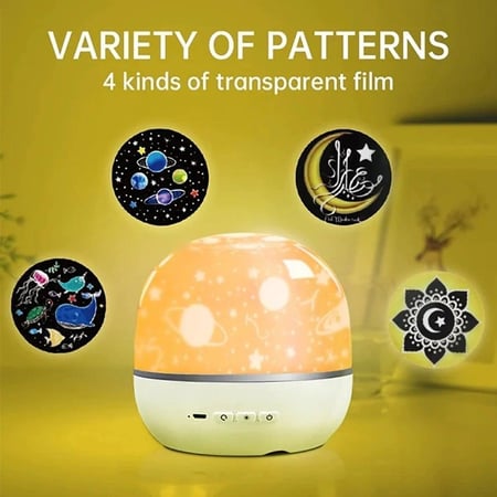 سماعة القرآن الكريم مع إضاءة دوارة ومتحركة يدعم البلوتوث والتحكم بالتطبيق