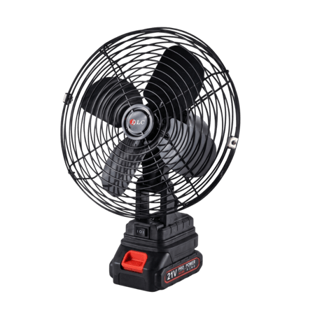 مروحة DLC الكهربائية المتنقلة 10واط ببطارية ليثيوم 21 فولت - DLC-31071