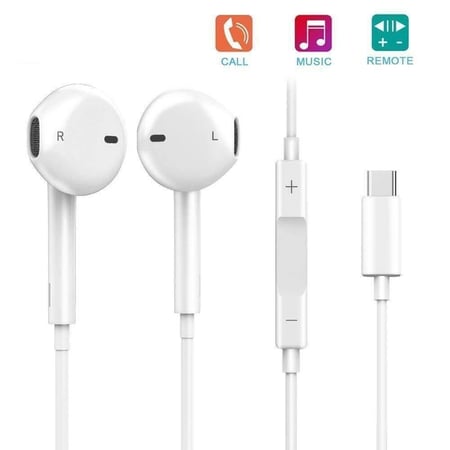 سماعة أذن سلكية بميكروفون منفذ تايب سي ACTIVE CHARM AIR Type-C - ضمان سنتين
