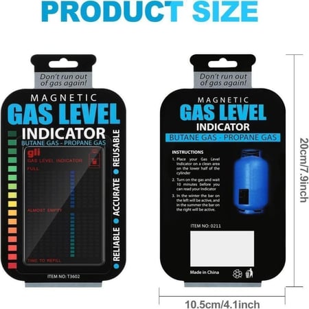 مؤشر مستوى الغاز المغناطيسي لأسطوانة الغاز قطعتين القابلة لإعادة الاستخدام