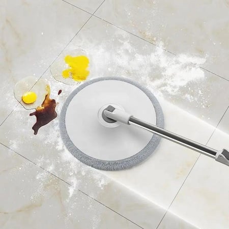 ممسحة أرضيات الذكية مع دلو يعمل بنظام التجفيف والتنظيف والعصر و دوارة 360 درجة فصل الذاتي للمياه النظيفة والقذرة