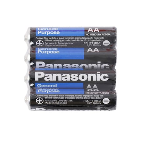 4X بطارية باناسونيك ( AA ) Battery (Panasonic) – قلوية باناسونيك مقاس R6UPT/4S AA