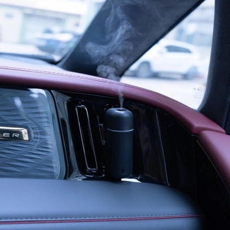 معطر سيارة الكترونية مع 6 عطور فواحة