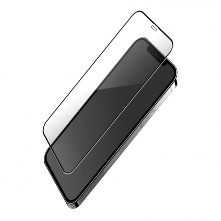 شاشة حماية 5D بإطار أسود لهاتف ايفون 12 برو - iPhone 12 pro