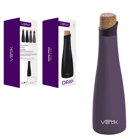 مطارة ماء فيرتيك مق حافظ للحرارة و البرودة لمدة 12 ساعة 500ml شركة Vertik