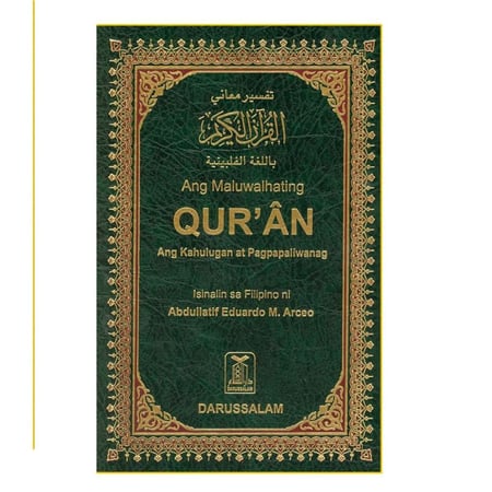تفسير معاني القران الكريم مترجم باللغة الفلبينية Ang Maluwalhating QURÂN Ang Kahulugan at Pagpapaliwanag