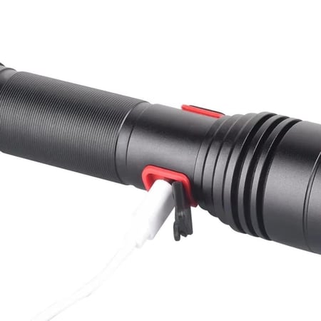 كشاف صغير يدوي 2000 لومن فائق السطوع 20 واط من فلكسي  FLEXY RECHARGEABLE FLASHLIGHT SYSTEM