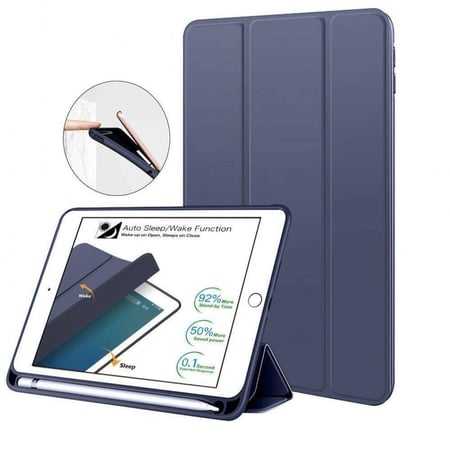 حافظة حماية سمارت  كفر من الجلد لجهاز ايباد برو 11 مع حامل للقلم ipad pro 11