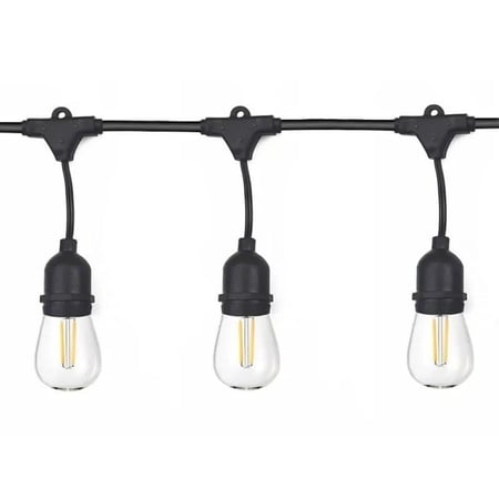 سلسلة مصابيح 10مصابيح بطول 10امتار تعمل بالطاقة الشمسية مقاومة للماء والكسر سلسلة مصابيح LED خارجية تعمل بالطاقة الشمسية - مقاومة للماء- إضاءة صفراء دافئة للحدائق والأفنية