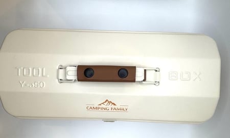 صندوق عزبة شاي حديد بكامل الاغراض مناسب للبر والكشتات CAMPING FAMILY CM-48312