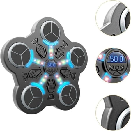 آلة الملاكمة الذكية المثبتة على الحائط مع القفازات - لعبة الملاكمة للمنزل