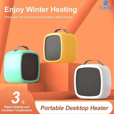 دفاية ديكور  كهربائية مروحة صغير الحجم بقدرة 500 واط Desktops heater ZM-689