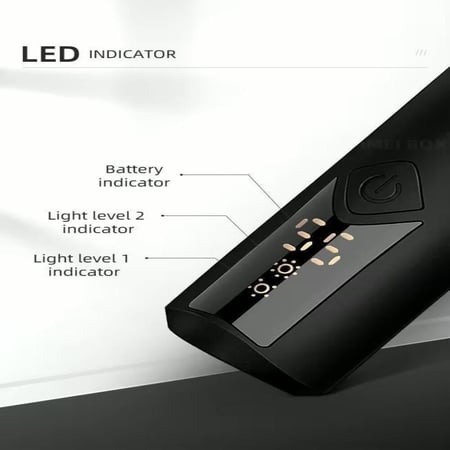 مكينة حلاقة بشفرات آمنة لكامل الجسم والمناطق الحساسة للرجال والنساء من جيبل Jeebel JE-B360 مع إضاءة LED وشاشة