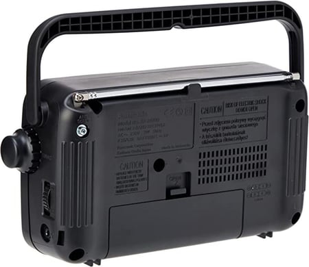 راديو باناسونيك الاصلي FM/AM RF-2400D أسود Panasonic ضمان سنتين