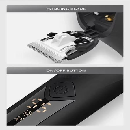 مكينة حلاقة بشفرات آمنة لكامل الجسم والمناطق الحساسة للرجال والنساء من جيبل Jeebel JE-B360 مع إضاءة LED وشاشة
