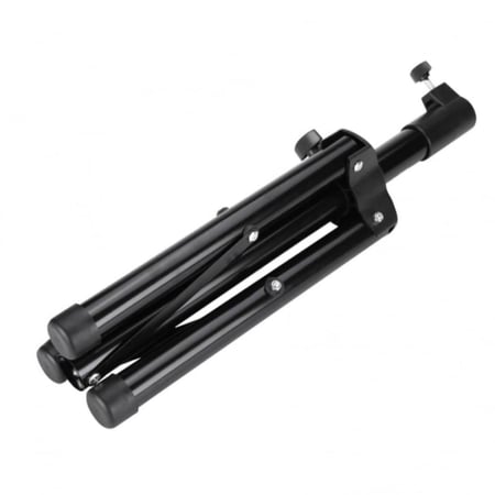 قاعدة لتثبيت لمبة السنارة ، قاعدة لمبة تخييم اسود طول 33 سم استاند للكشتات