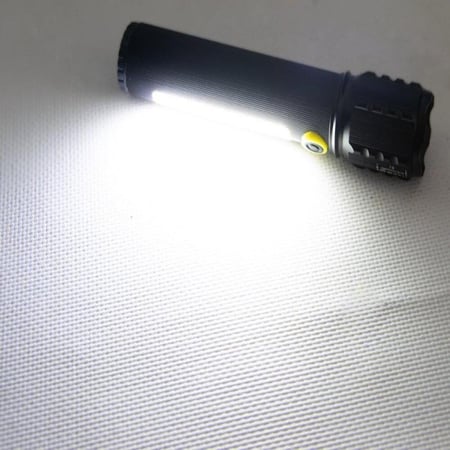 مصباح LED يدوي كشاف صغير يحمل باليد بتقنية COB مزود بشاحن بمنفذ USB ومناسب للأماكن الخارجية من MACEST MC-62210