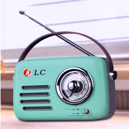 راديو كلاسيكي مكبر صوت و راديو ( بلوتوث + USB + AUX ) POWER:DC5V 3W من dlc-32413