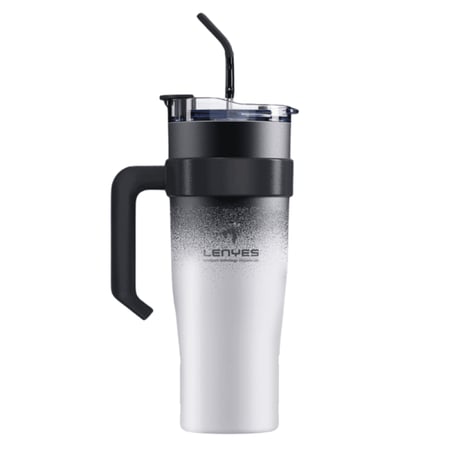 مق رياضي من الستانلس ستيل LENYES مل1200 بألوان مختلفة