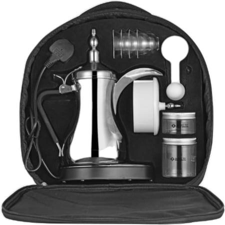 دلة الخليج صانعة القهوة الكهربائية 1000 واط سعة 1000 مل مع شنطة سفر GA-C94848