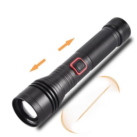 كشاف صغير يدوي 2000 لومن فائق السطوع 20 واط من فلكسي  FLEXY RECHARGEABLE FLASHLIGHT SYSTEM