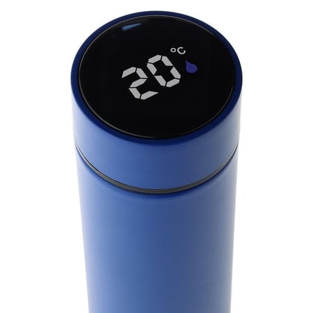 حافظة سوائل ذكية لحفظ المشروبات الباردة والحارة مع مستشعر LED سعة 500 مل ماركة BASTEC