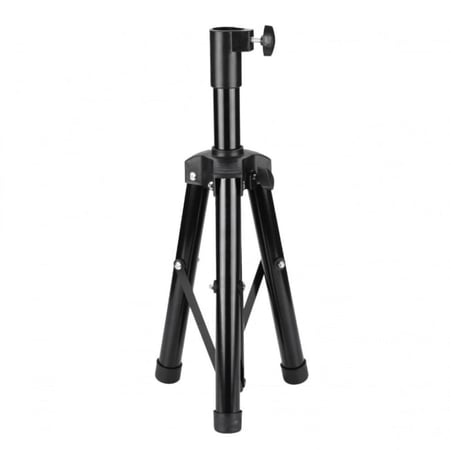 قاعدة لتثبيت لمبة السنارة ، قاعدة لمبة تخييم اسود طول 33 سم استاند للكشتات