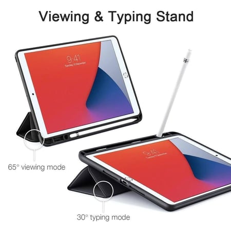 حافظة حماية سمارت  كفر من الجلد لجهاز ايباد برو 11 مع حامل للقلم ipad pro 11
