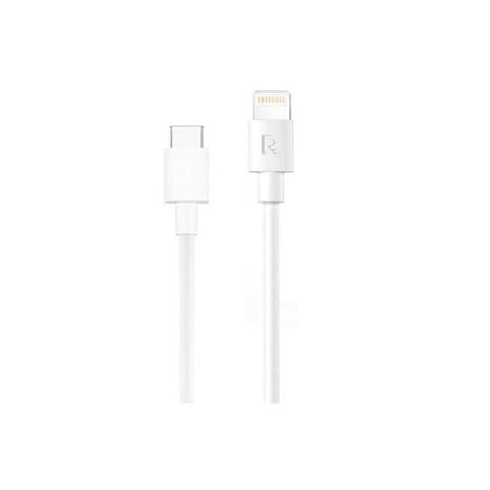 كيبل من راف باور Type-C إلى Lightning بخاصية الشحن السريع PD معتمد من ابل بطول 1 متر - RAVPOWER RP-CB1016