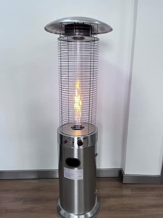 دفاية غاز بطول 1.8 متر وقوة 13KW للجلسات الخارجية والمطاعم والكافيهات والمنازل. ضمان سنتين