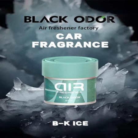 فواحة للسيارة  بروائح عطرية جميلة معطر سيارة Black Odor Car Gel Air Freshner